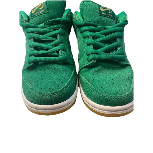 Nike SB Dunk Low Pro St. Patrick's Day 2022 Size 6 BQ6817-303 Suede - Picture 3 of 10